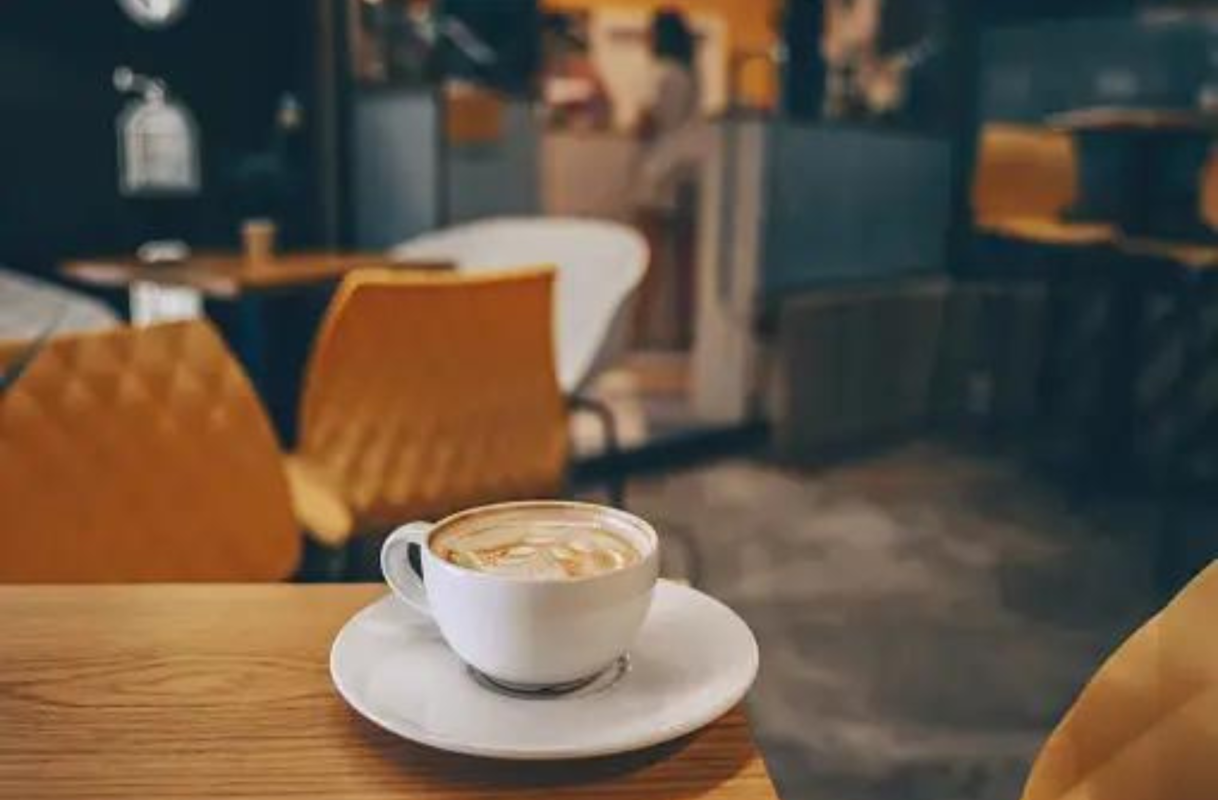 A cup of coffee on table